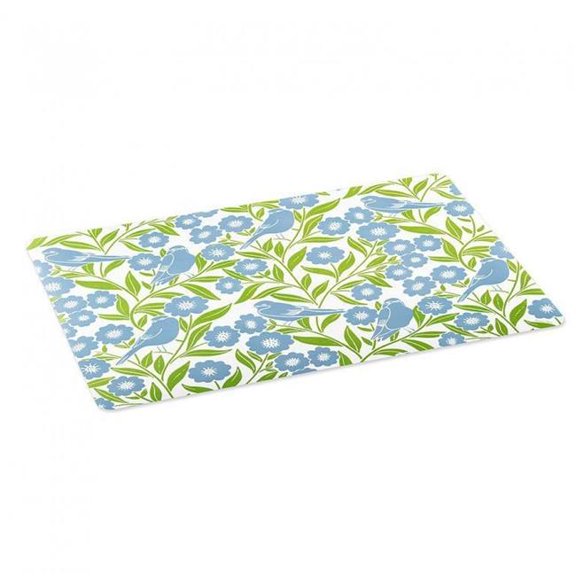 MDR Trading AB-27-TABLEMAT-BEDFORD-Q01 13 x 18 in. Spring Garden Placemat, Blue & Green