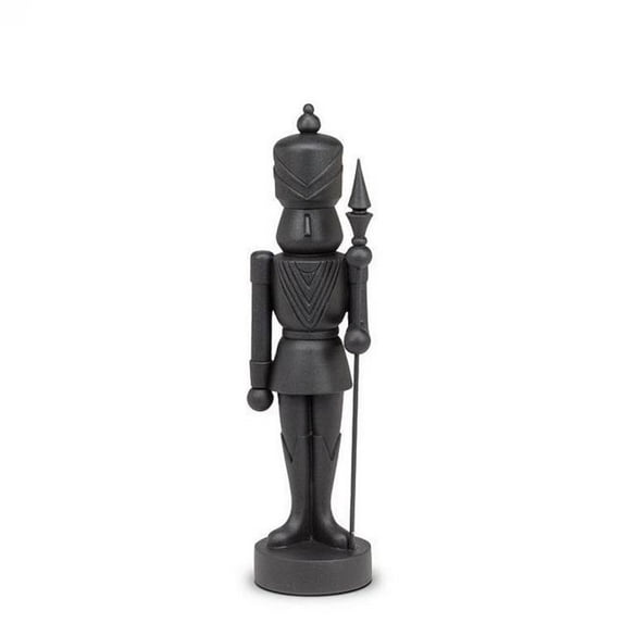 MDR Trading AB-27-WILHELM-MD-Q01 15.5 in. Standing Soldier with A Spear Statuette - Black - Medium