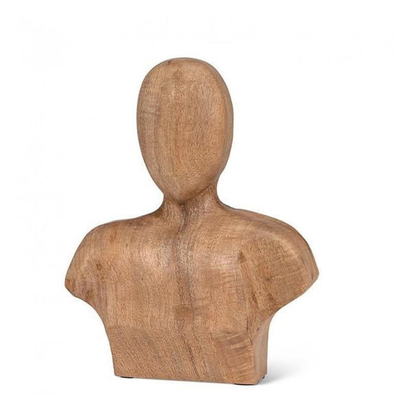 MDR Trading AB-55-ARTIFACT-049 15 in. Basic Torso Sculpture, Natural