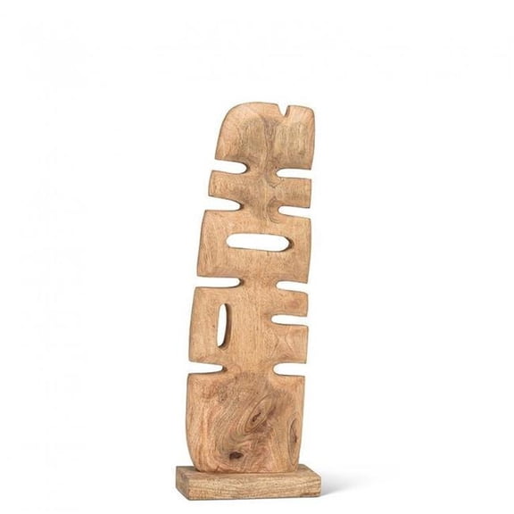 MDR Trading AB-55-ARTIFACT-207 23 in. Cutout Shard Sculpture, Natural