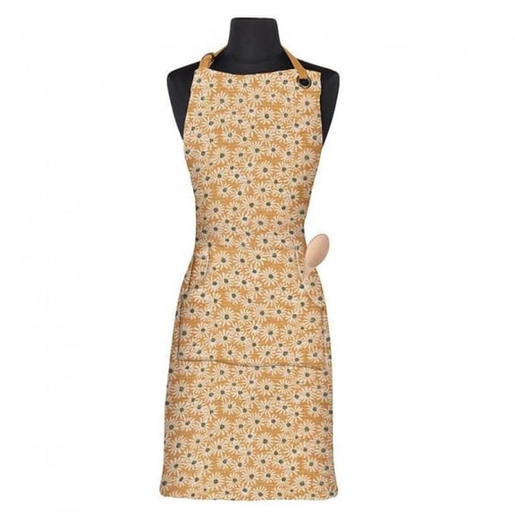 MDR Trading AB-95-ERICA-33 33 in. Daisy Apron, Yellow