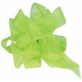 thumbnail image 1 of MDR Trading AI-189306-Q01 0.63 in. x 100 Yards Citrus Lime Green Chiffon Ribbon, 1 of 1
