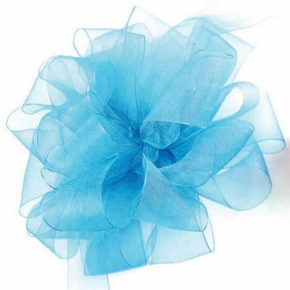 MDR Trading AI-189310-Q06 0.63 in. x 100 Yards Robins Egg Blue Chiffon Ribbon - Set of 6