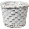 thumbnail image 1 of MDR Trading AI-2025WW-Q06 4 in. White Woven Wicker Basket - Set of 6, 1 of 1