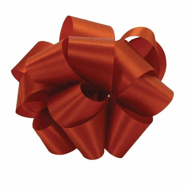 MDR Trading AI-21040RU-Q06 2.5 in. x 50 Yards Rust Satin Ribbon - Set ...