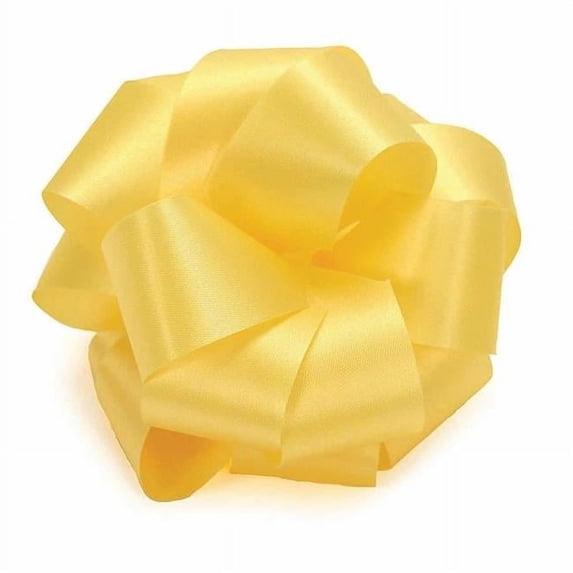 MDR Trading AI-21040Y-Q04 2.5 in. x 50 Yards Yellow Satin Ribbon - Set of 4