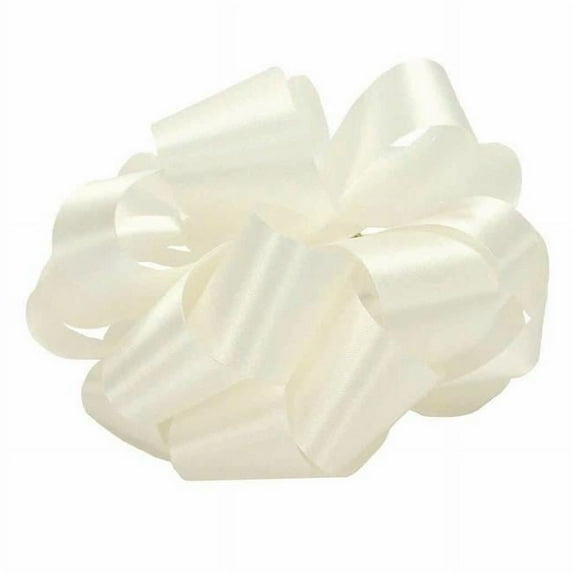 MDR Trading AI-2109IV-Q06 1.31 in. x 100 Yards Ivory Satin Ribbon - Set of 6