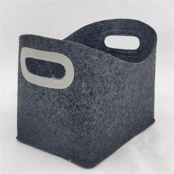 MDR Trading AI-2225-212-Q01 Dark Gray Fabric with Light Gray Handles Basket