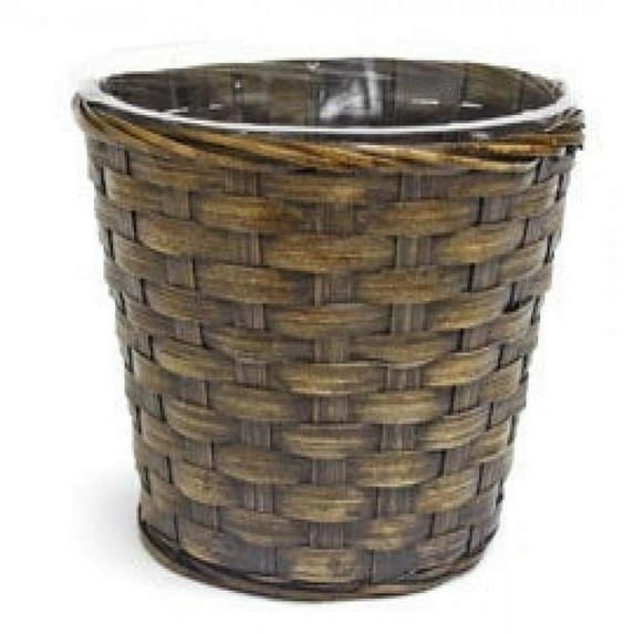 MDR Trading AI-3510GB-Q04 Brown Woven Basket Shape Planter - Set of 4