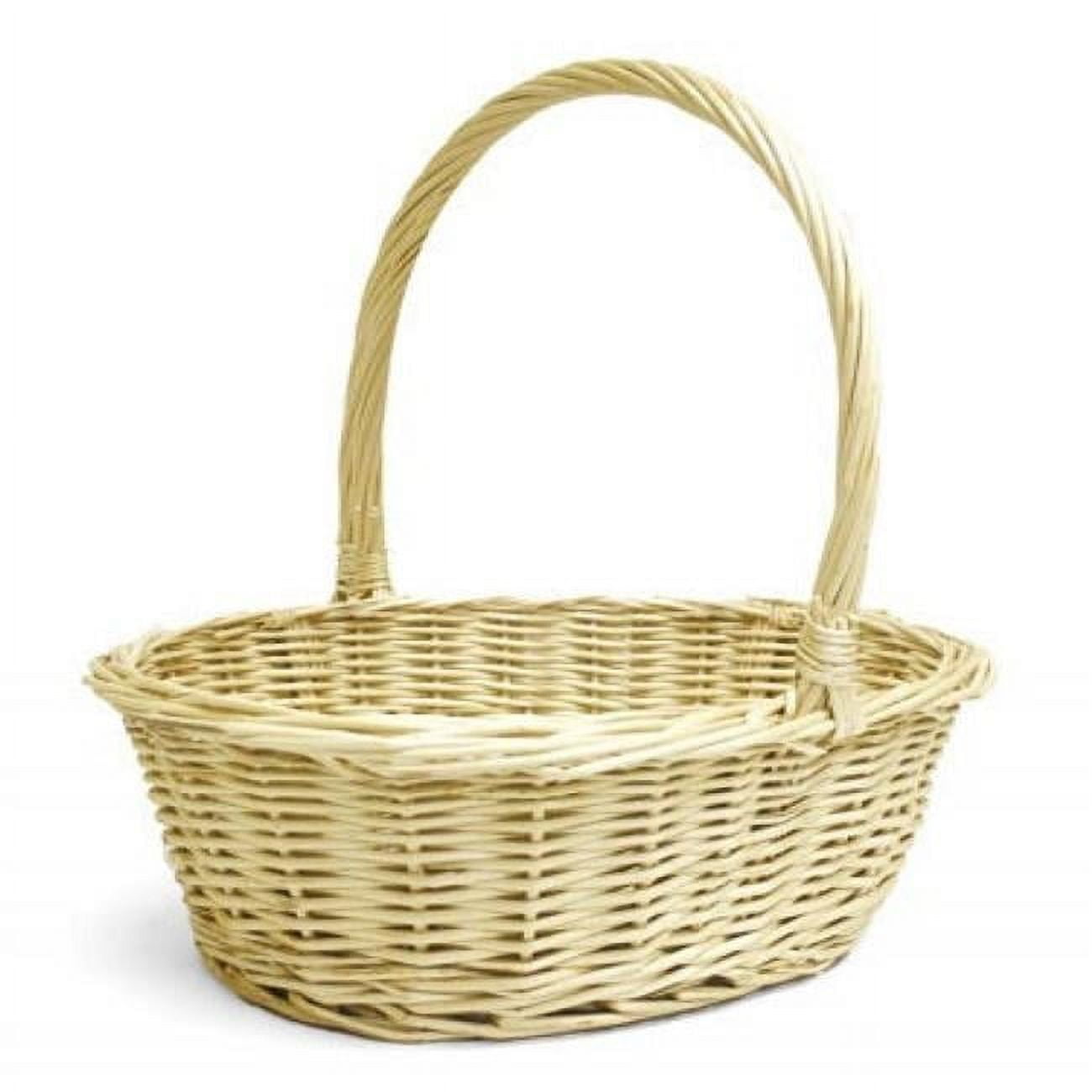 MDR Trading AI-4262C-Q04 Long Handled Oval Willow Basket, Beige - Set ...