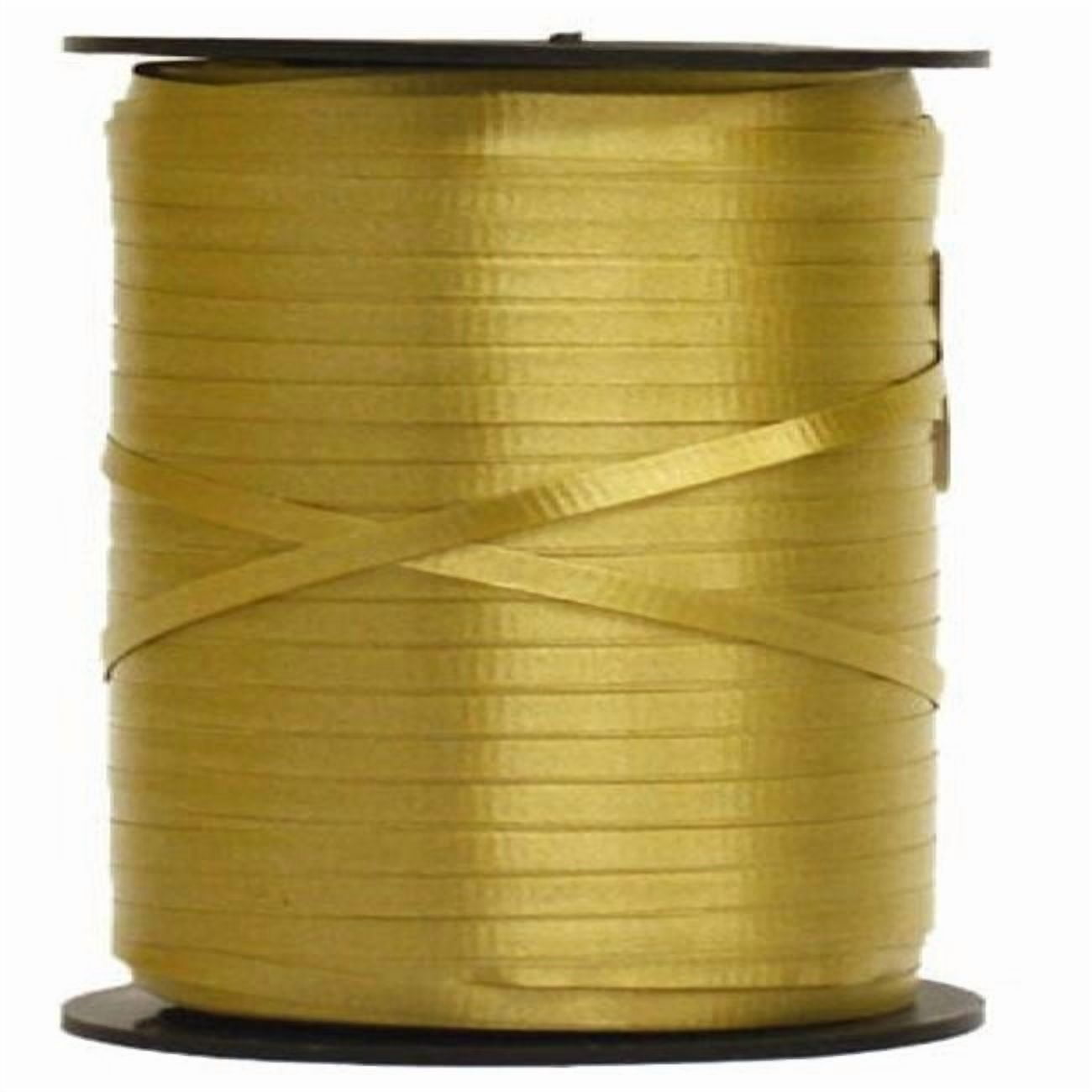 MDR Trading AI-59-Q01 0.18 in. x 500 Yards Holiday Gold Curling Ribbon