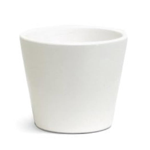 MDR Trading AI-CE85W-Q06 Plain White Planter - Set of 6