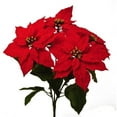 thumbnail image 1 of MDR Trading AI-FL1284RED-Q02 Red Poinsettias Artificial Flower - Set of 2, 1 of 1
