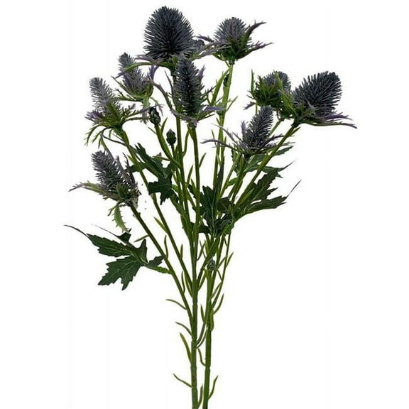 MDR Trading AI-FL4027BLU-Q01 Blue Thistle Spray Faux Plants & Trees