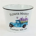 thumbnail image 1 of MDR Trading AI-GA3500-429-Q12 White with Blue Truck Filled with Purple Flower Market Planter - Set of 12, 1 of 1