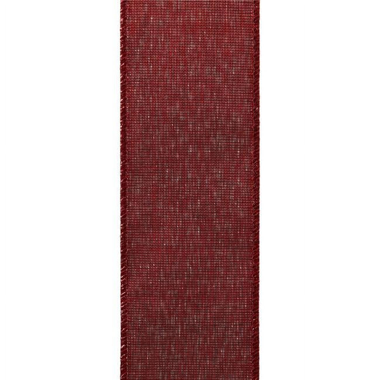 Red Hf Ribbon MDR Trading AI-RI40945-Q12 2.5 in. x 50 Yards Wired Red Horton Ribbon ...