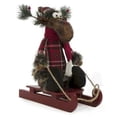 thumbnail image 1 of MDR Trading AP-FIG330MS Moose In Plaid On A Sled Decoration, 1 of 1