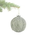 thumbnail image 1 of MDR Trading AP-ORN230GRN Light Green & Silver Embossed Glitter Ball Ornament, 1 of 1