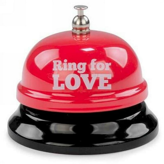 MDR Trading AP-PAA156LV Red & Black Metal Ring for Love Bell
