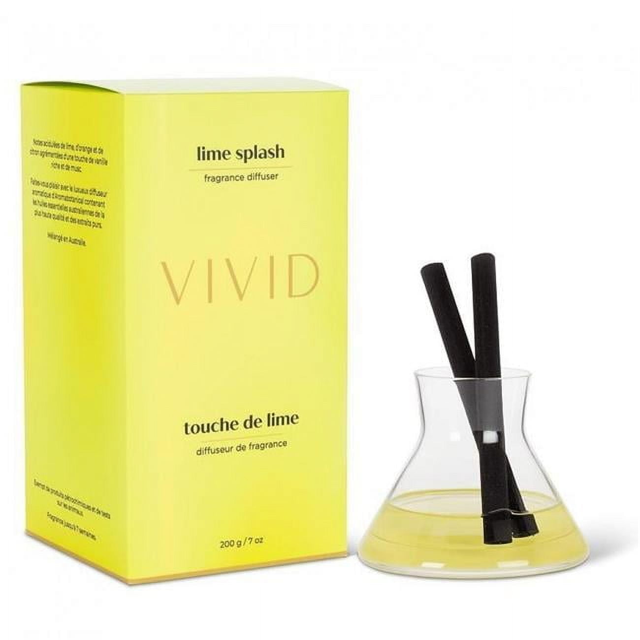 Splash Diffusers Material MDR Trading Inc. AB-16-ASV-REED-LS_Q01 Lime Splash Modern Diffuser ...