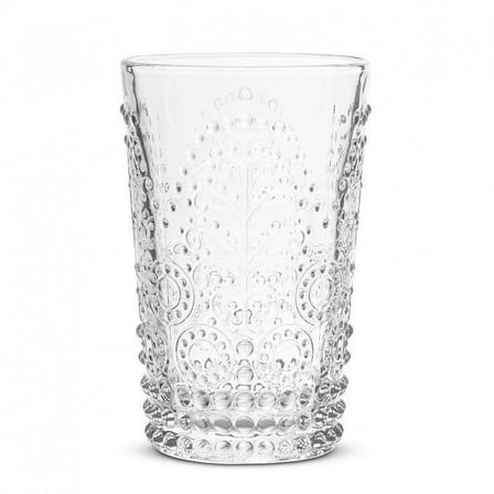 Lacework Pattern Highball Glass