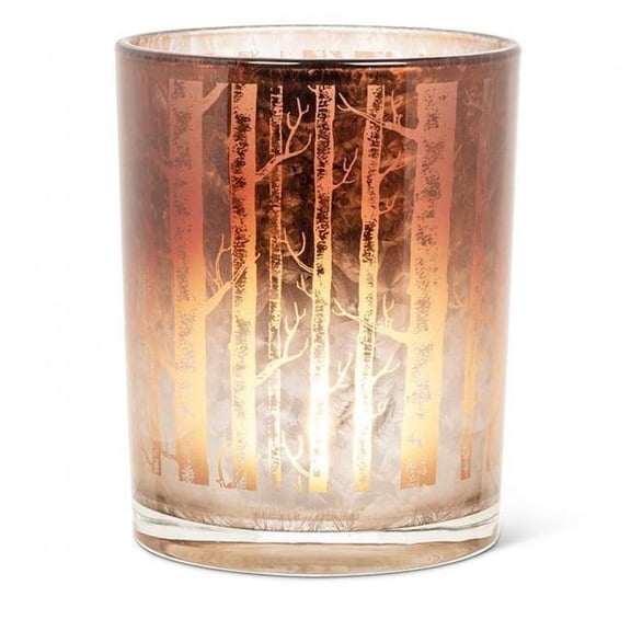MDR Trading Inc. AB-27-DUSK-637-MD Medium Birch Trees Votive Candle Holder