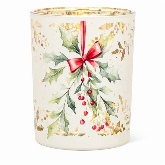 MDR Trading Inc. AB-27-DUSK-829-MD Medium Holly Leaves Votive Candle Holder