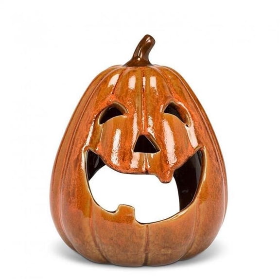 MDR Trading Inc. AB-27-JACK-31-ORG Tall Jack O'Lantern Candle Holder