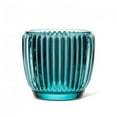 thumbnail image 1 of MDR Trading Inc. AB-27-METRO-923-BLU_Q01 Small Navy Blue Ribbed Votive Candle Holder, 1 of 4
