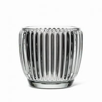 MDR Trading Inc. AB-27-METRO-923-SMOKE_Q01 Small Gray Ribbed Votive Candle Holder