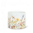 thumbnail image 1 of MDR Trading Inc. AB-27-PL-JARDIN-SM Dragonfly & Floral Print Planter, 1 of 2