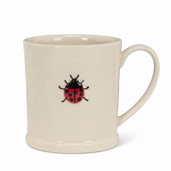 MDR Trading Inc. AB-27-TEENSY-BUG Rimmed With Ladybug Mug