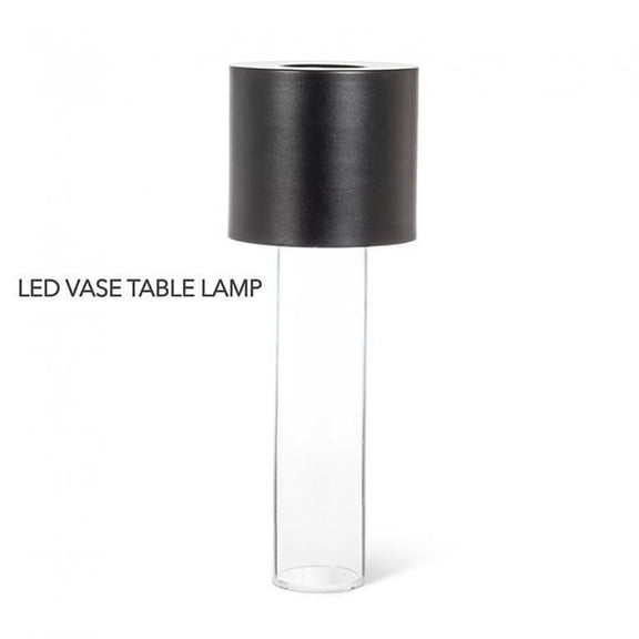 MDR Trading Inc. AB-27-TRILITE-458-BLK Black Led Table Vase Lamp