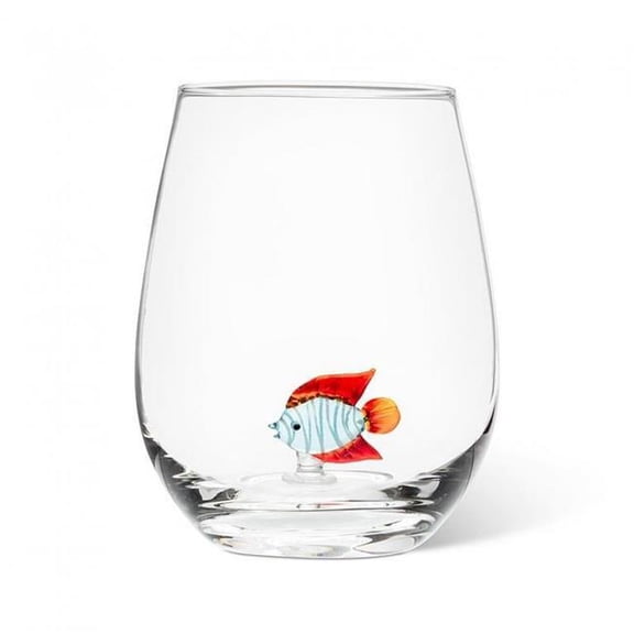 MDR Trading Inc. AB-27-VINO-205 Fish Stemless Wine Glass