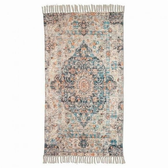 MDR Trading Inc. AB-41-BANJARA-711-46 Print Pattern Blue And Ivory Rug