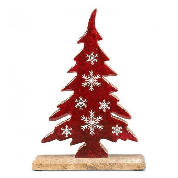 MDR Trading Inc. AB-43-TRINITY-952-LG Large Tree With Snowflakes Figurine