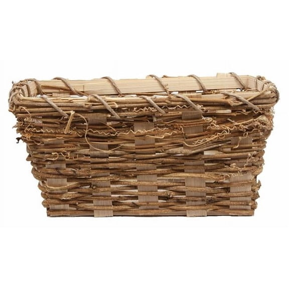 MDR Trading Inc. AI-2225VIN_Q01 Rectangular Vine & Bamboo Woven Basket