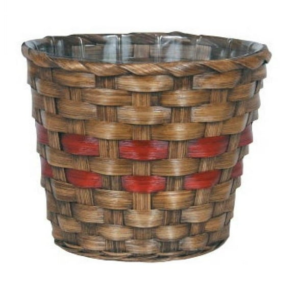 MDR Trading Inc. AI-3510NR_Q01 Brown With Red Accents Planter