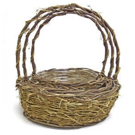 MDR Trading Inc. AI-4050VIN Set Of 3 Long Handled Vine Baskets