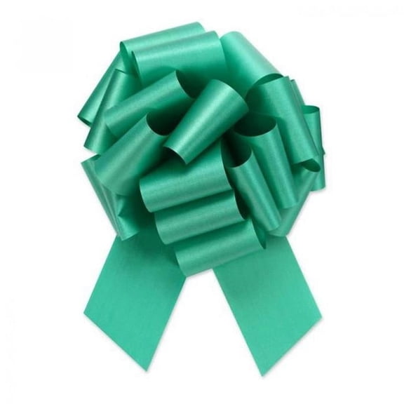 MDR Trading Inc. AI-BPF4022_Q01 50Pcs- 8'D Pullbow Emerald Green Ribbon