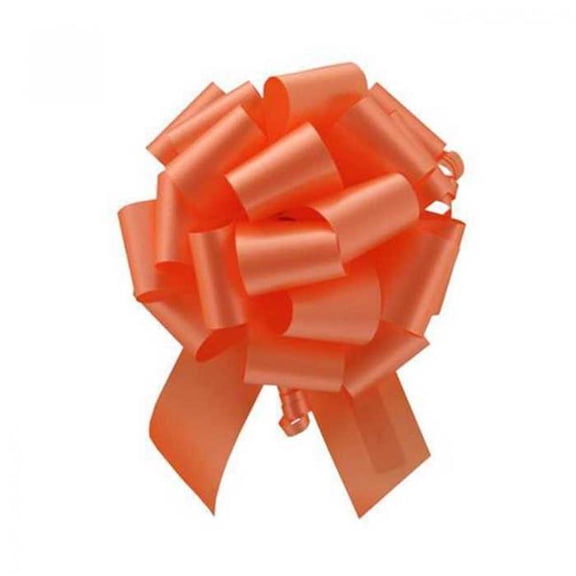 MDR Trading Inc. AI-BPF911_Q01 50Pcs- 5.5'D Pullbow Orange Ribbon