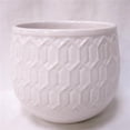 thumbnail image 1 of MDR Trading Inc. AI-CE115-302_Q01 White With Geometric Pattern Planter, 1 of 1