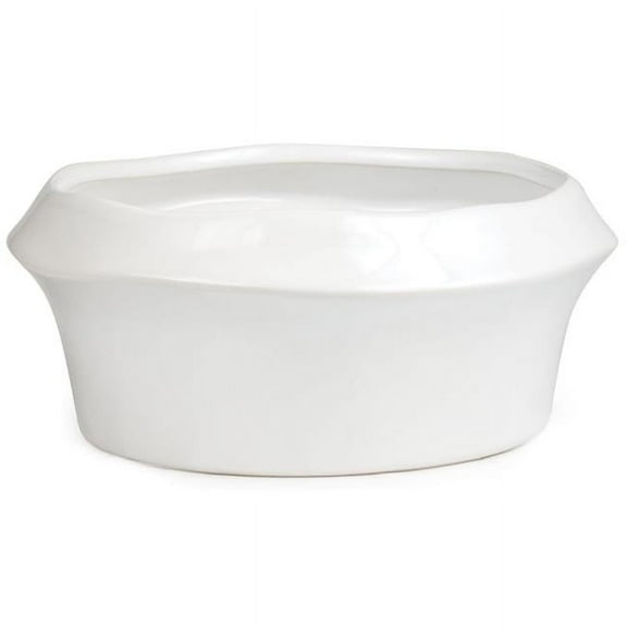 MDR Trading Inc. AI-CE12HWH_Q01 White Glazed Handthrown Look Planter