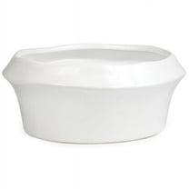 MDR Trading Inc. AI-CE12HWH_Q01 White Glazed Handthrown Look Planter