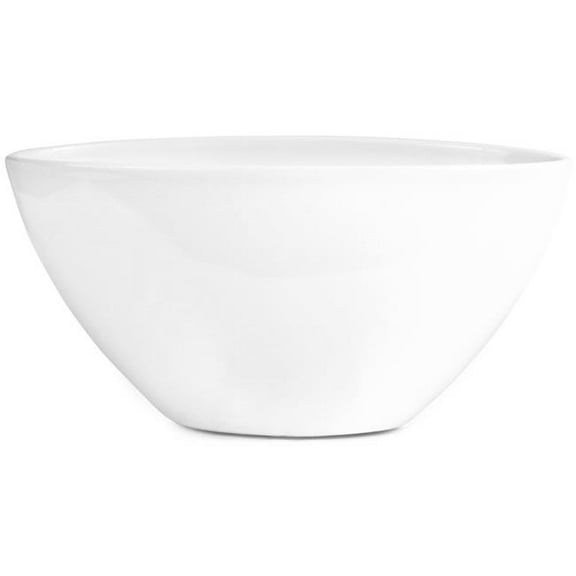 MDR Trading Inc. AI-CE22WH_Q01 White Glazed Boat Shaped Bowl