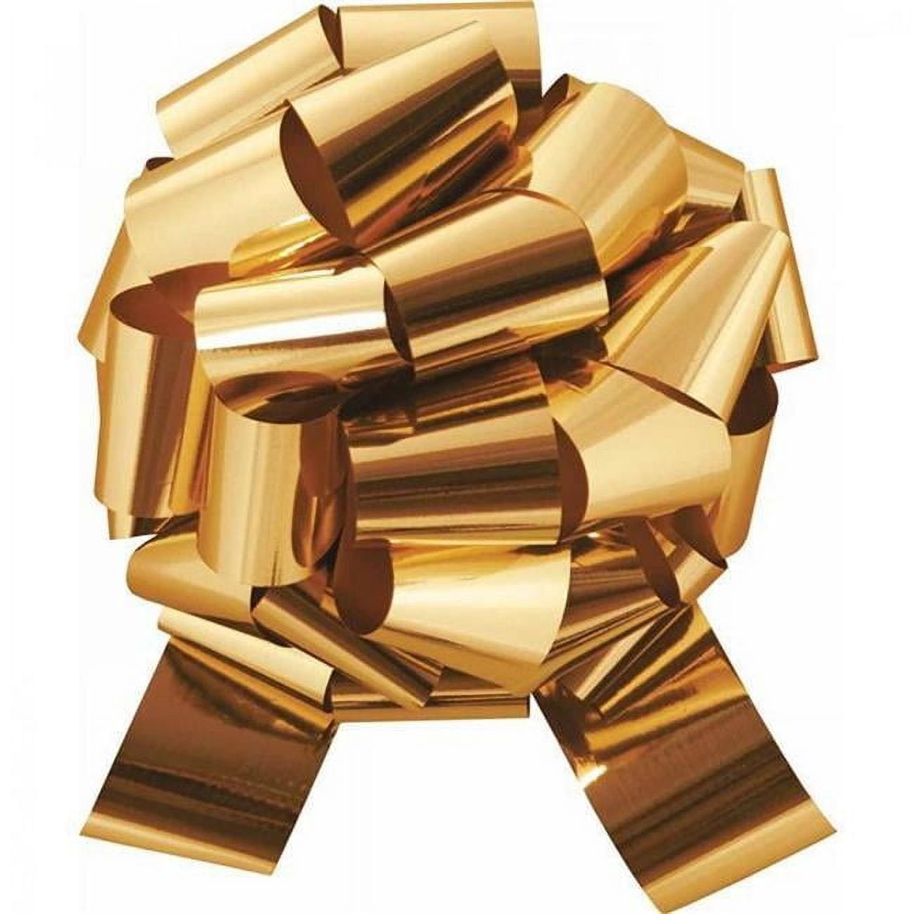 MDR Trading Inc. AI-FBM915_Q01 50Pcs- 5'D Pullbow Metallic Gold Ribbon
