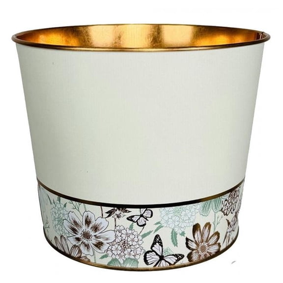 MDR Trading Inc. AI-GA3819CRM_Q01 Garden Chic Metal Planter