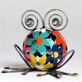 thumbnail image 1 of MDR Trading Inc. AI-GG9604_Q01 Artsy Frog Of Flowers Metal Figurine, 1 of 1