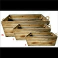 thumbnail image 1 of MDR Trading Inc. AP-CBX660T3 Set Of 3 Wood With Rope Handles Crates, 1 of 1
