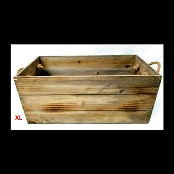 MDR Trading Inc. AP-CBX660TXL_Q01 Wooden With Rope Handles Crate
